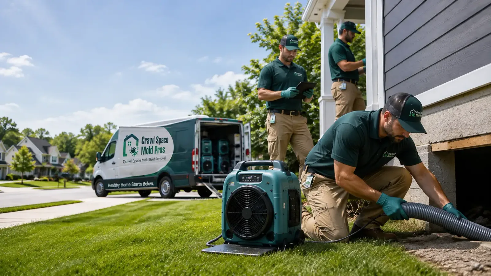 Crawl Space Mold Removal in Ainsworth, IA